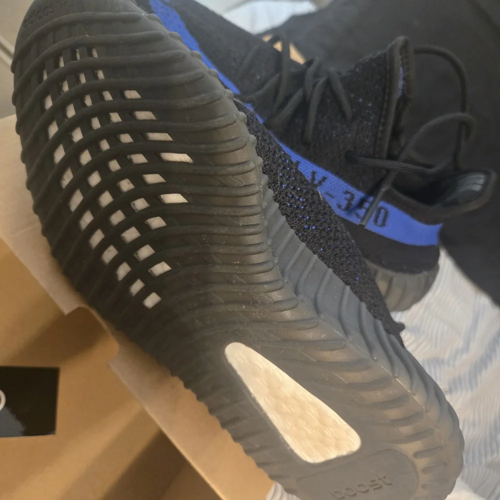 Yeezy Youth Sneakers in Black and Blue - Picture 3 of 4